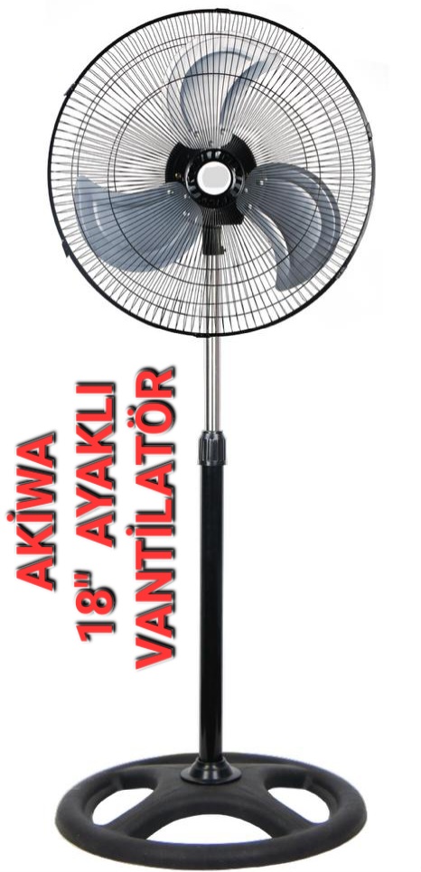 18 İNÇ AYAKLI SANAYİ TİPİ VANTİLATÖR 